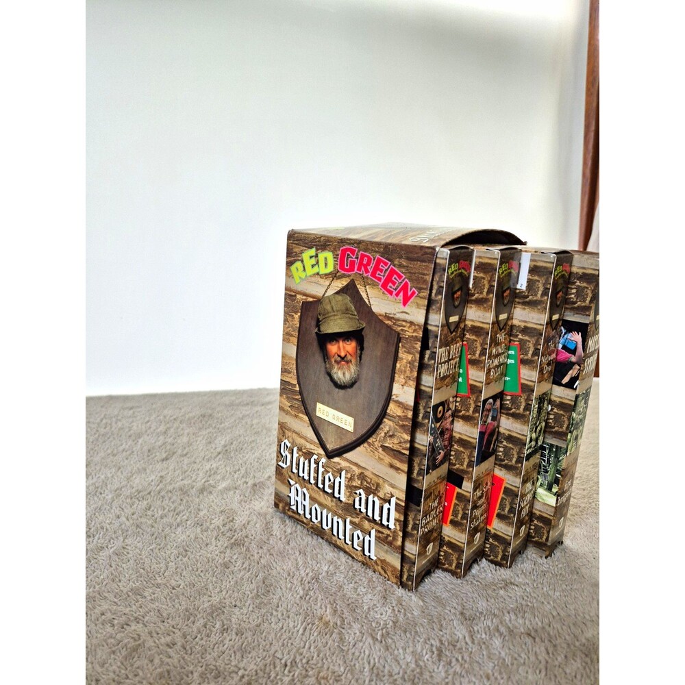 Red Green Stuffed and Mounted VHS 4 Tape Box Set 1997 Acorn Media PBS Comedy